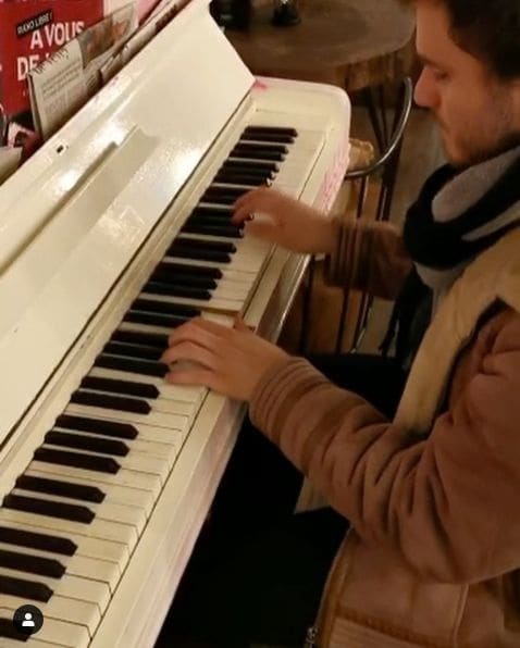 Public piano in Lausanne, Vaud, Switzerland