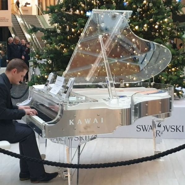 Public piano in Bezirk Bülach, Zurich, Switzerland
