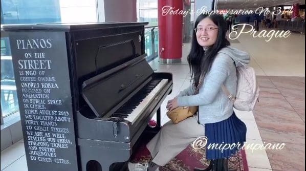 Public piano in Prague, Prague, Czechia