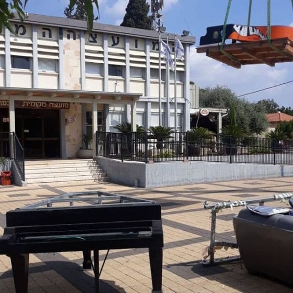 Public piano in Kinneret Subdistrict, North District, Israel