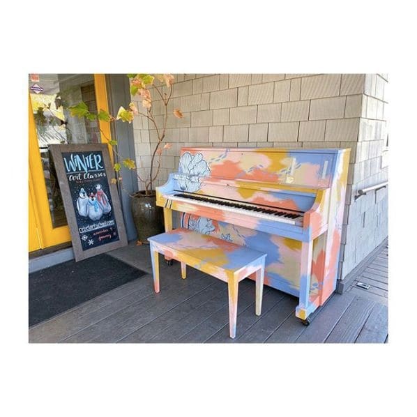 Public piano in Contra Costa County, California, United States