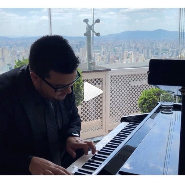 Public piano in São Paulo, São Paulo, Brazil