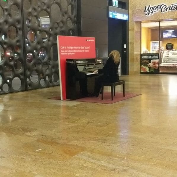 Public piano in Geneva, Geneva, Switzerland