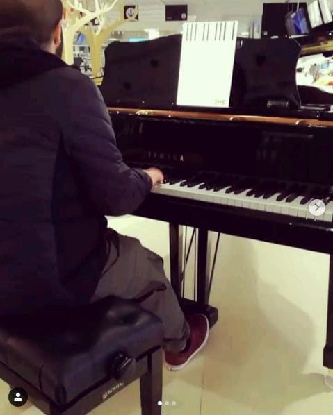 Public piano in Ancona, Marche, Italy