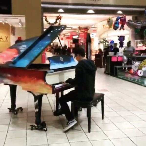 Public piano in Yakima, Washington, United States