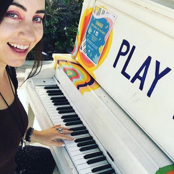 Public piano in Contra Costa County, California, United States