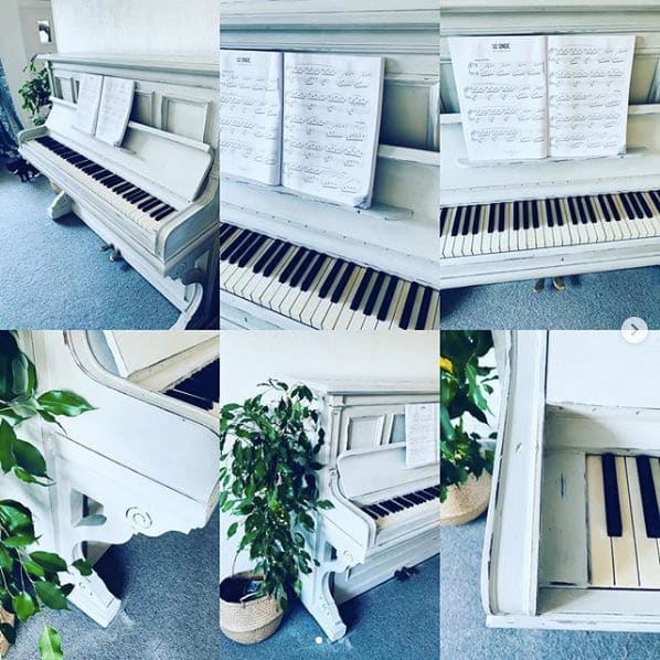 Public piano in Vale of Glamorgan, Wales, United Kingdom