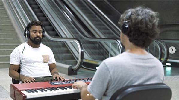 Public piano in Rio de Janeiro, Rio de Janeiro, Brazil
