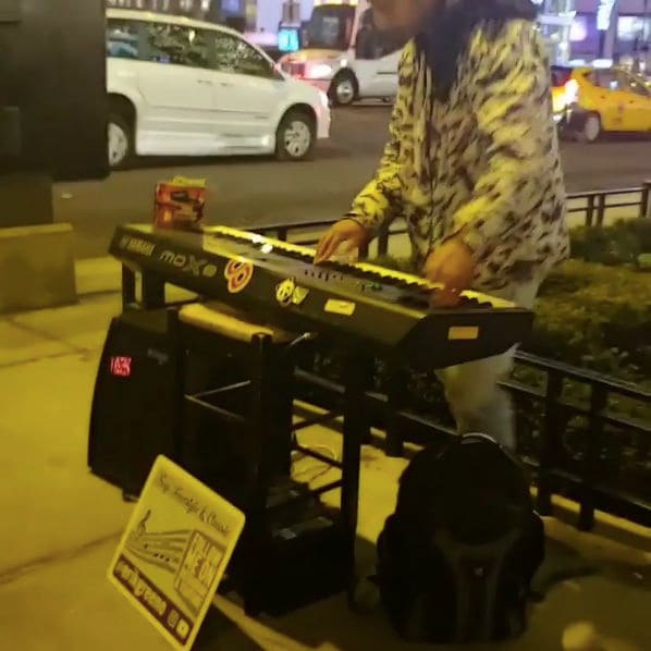 Public piano in Chicago, Illinois, United States
