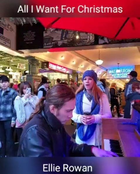 Public piano in Seattle, Washington, United States