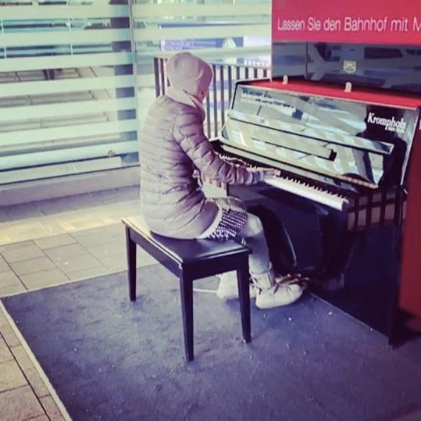 Public piano in Amtei Olten-Gösgen, Solothurn, Switzerland