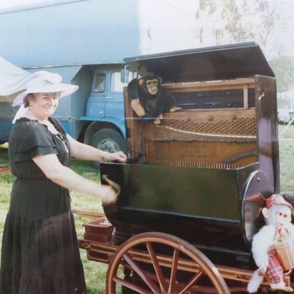 Public piano in Suffolk, England, United Kingdom