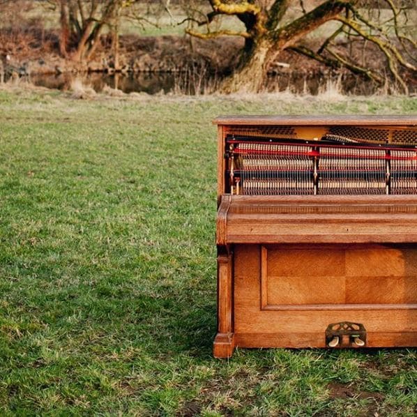 Public piano in Werra-Meißner-Kreis, Hesse, Germany
