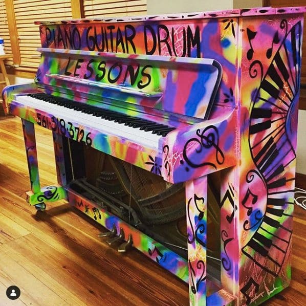 Public piano in Palm Beach County, Florida, United States