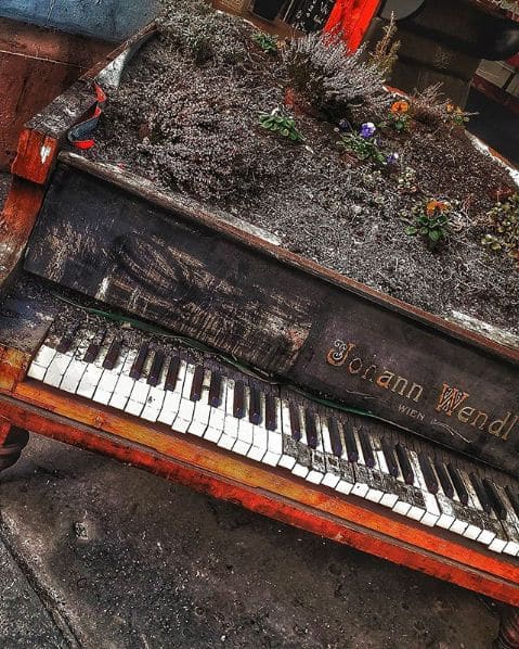 Public piano in Budapest, Hungary