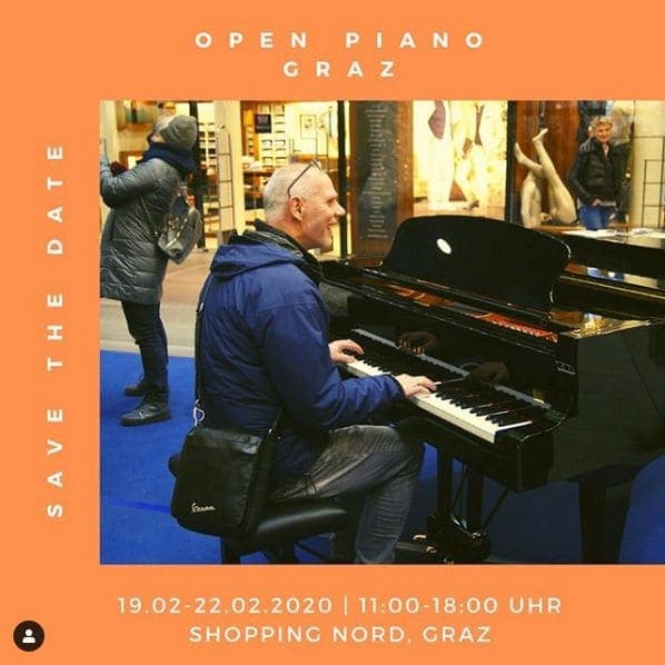 Photo of Graz, Austria at Rathaus, Landhaushof, Innere Stadt, Graz, Styria, 8010, Austria. Graz, wir open-pianorisieren euch wieder! 🤩 Nach dem Schlossberg im Sommer…