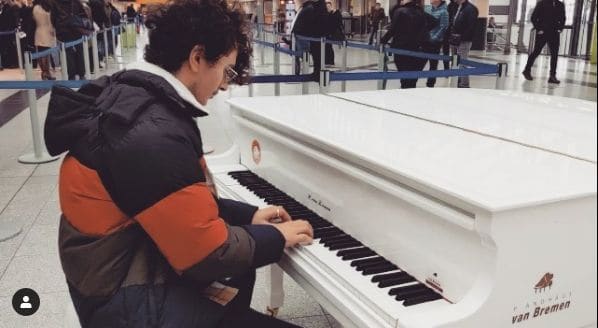 Public piano in Dortmund, North Rhine-Westphalia, Germany