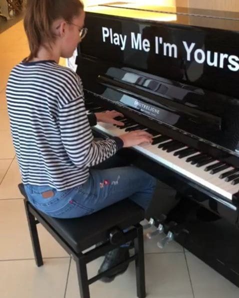 Public piano in Alkmaar, North Holland, Netherlands