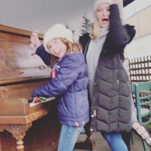 Public piano in Township of Langley, British Columbia, Canada