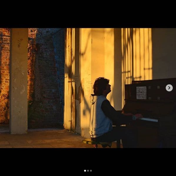 Public piano in Brno, Southeast, Czechia