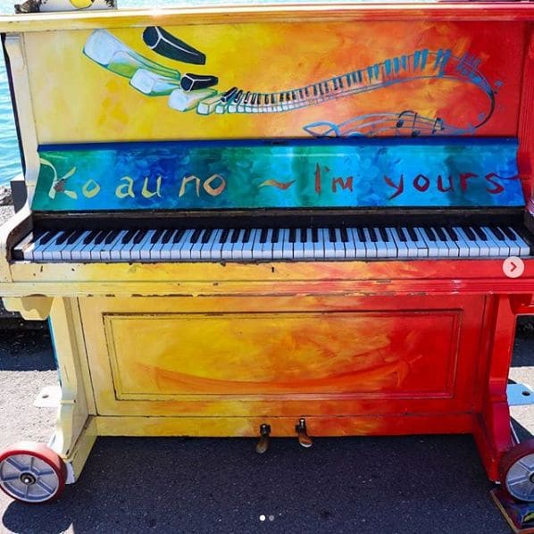 Public piano in Henderson-Massey, Auckland, New Zealand