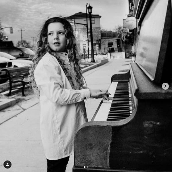 Public piano in Centre Wellington, Ontario, Canada