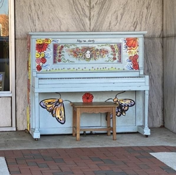 Public piano in Raleigh, North Carolina, United States