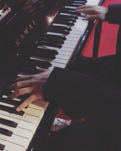 Public piano in Liverpool, England, United Kingdom