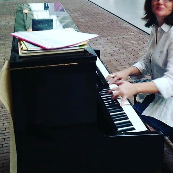 Public piano in Amsterdam, North Holland, Netherlands