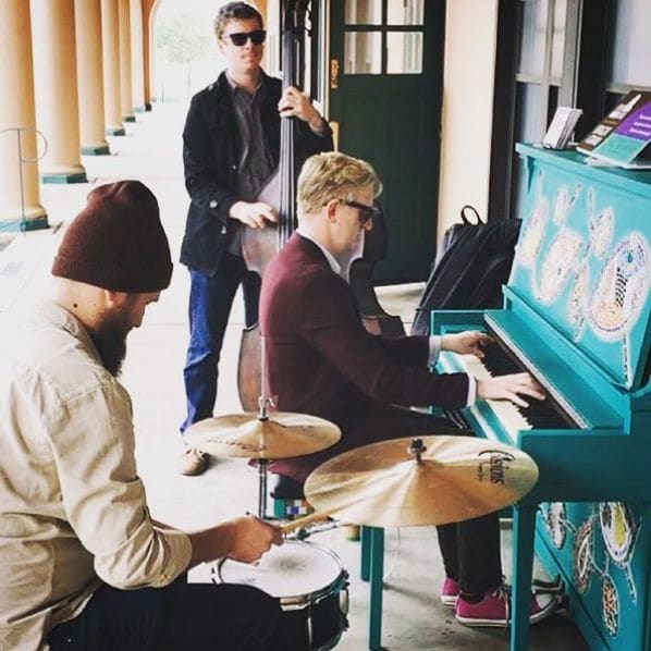 Public piano in San Diego, California, United States