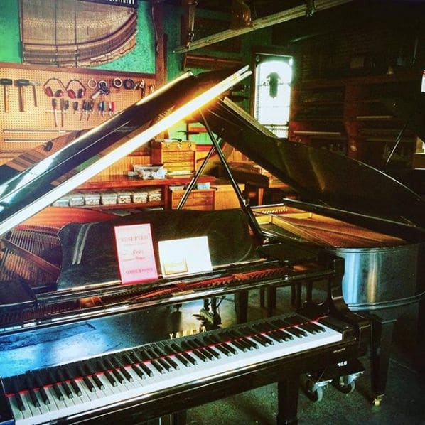 Public piano in Portland, Oregon, United States