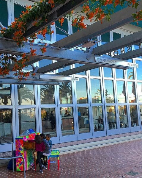 Public piano in San Diego, California, United States