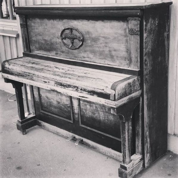 Public piano in Landkreis Starnberg, Bavaria, Germany