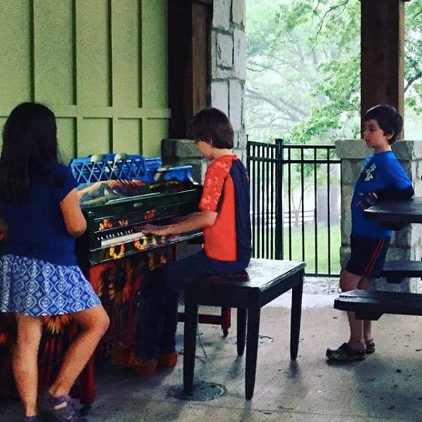 Public piano in Atlanta, Georgia, United States