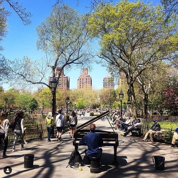 Photo of Washington Square Park at Washington Square Fountain, Washington Square South, Washington Square Village, Manhattan Community Board 2, Manhattan, New York County, New…