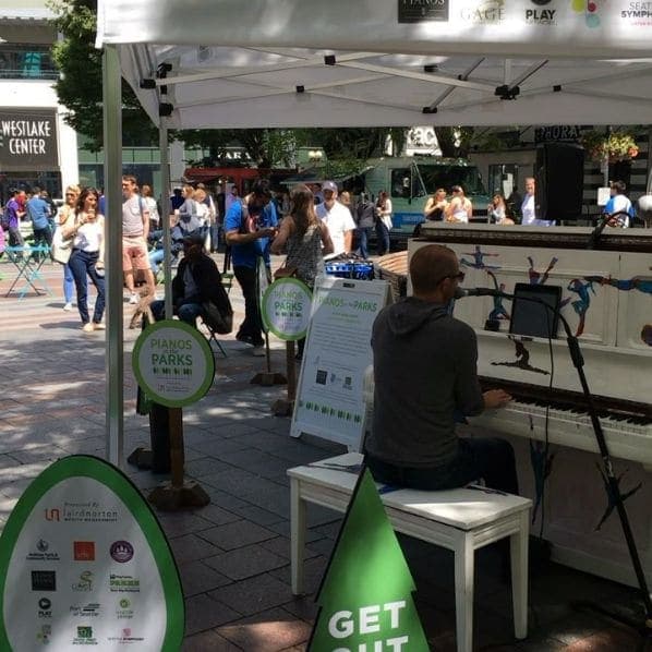 Photo of Westlake Park at Westlake, 7th Avenue, Central Business District, First Hill, Seattle, King County, Washington, 98191, United States