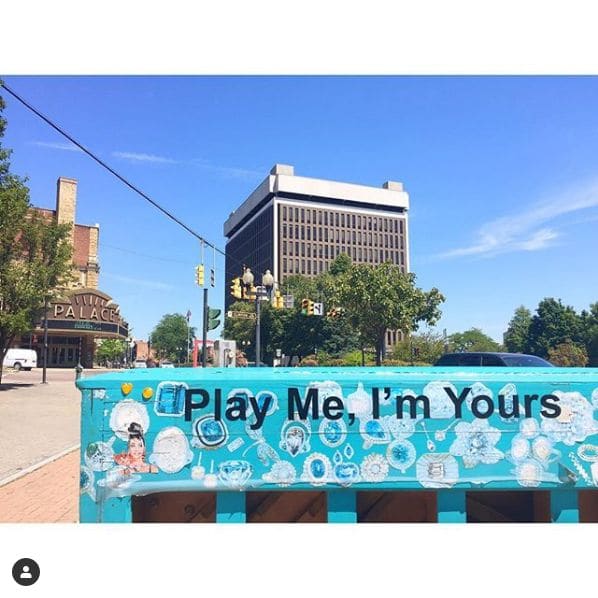 Public piano in Albany, New York, United States