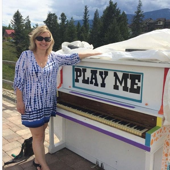 Public piano in Regional District of East Kootenay, British Columbia, Canada