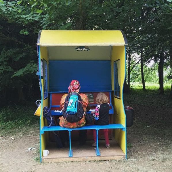Public piano in Wiltshire, England, United Kingdom