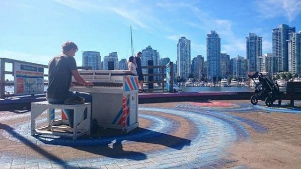 Photo of False Creek Seawall at Husain Rahim Plaza, Fairview, Vancouver, District of North Vancouver, Metro Vancouver Regional District, British Columbia, Canada