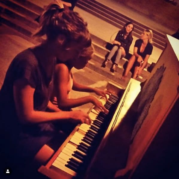 Public piano in Montreal, Quebec, Canada