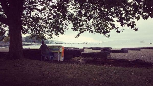 Photo of Kitsilano Beach Park at Kits Beach, Seaside Bike Route, Kitsilano, Vancouver, District of North Vancouver, Metro Vancouver Regional District, British Columbia, V6K, Canada