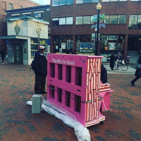 Photo of Harvard Square at Russell House Tavern, John F. Kennedy Street, Old Cambridge, Cambridge, Middlesex County, Massachusetts, 02138-2903, United States