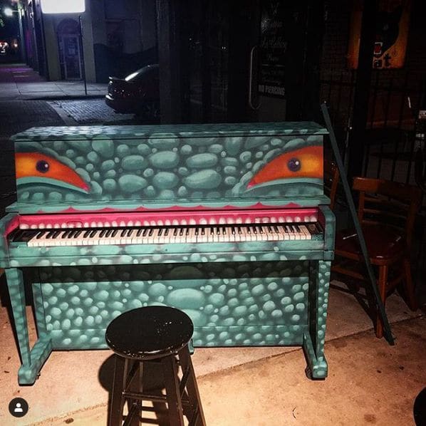 Public piano in Saint Petersburg, Florida, United States