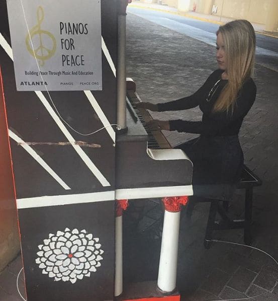 Public piano in Atlanta, Georgia, United States