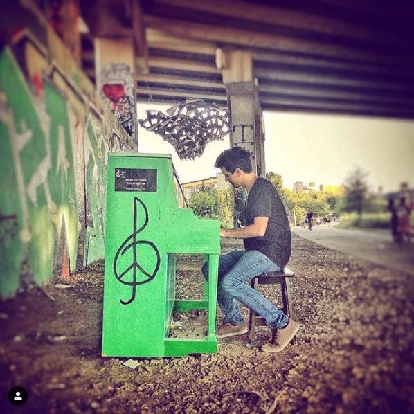 Public piano in Atlanta, Georgia, United States