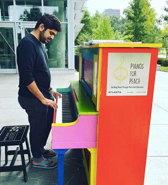 Public piano in Atlanta, Georgia, United States