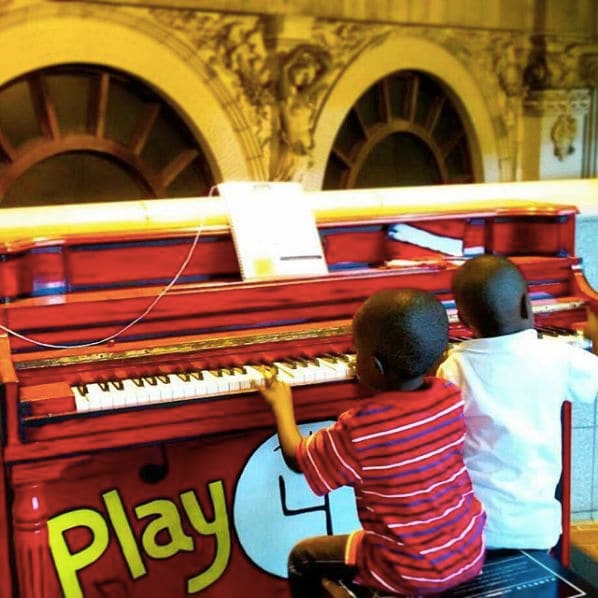 Public piano in Atlanta, Georgia, United States