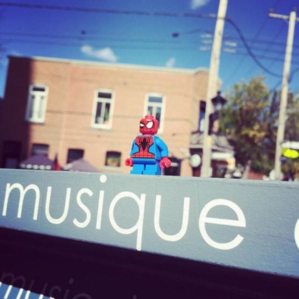 Public piano in Montreal, Quebec, Canada