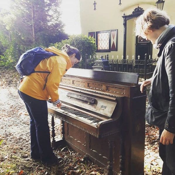 Public piano in Gelderland, Netherlands